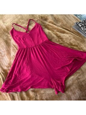 Forever 21 • Women’s S • Hot Pink • Playful Summer Romper • Spaghetti Straps
